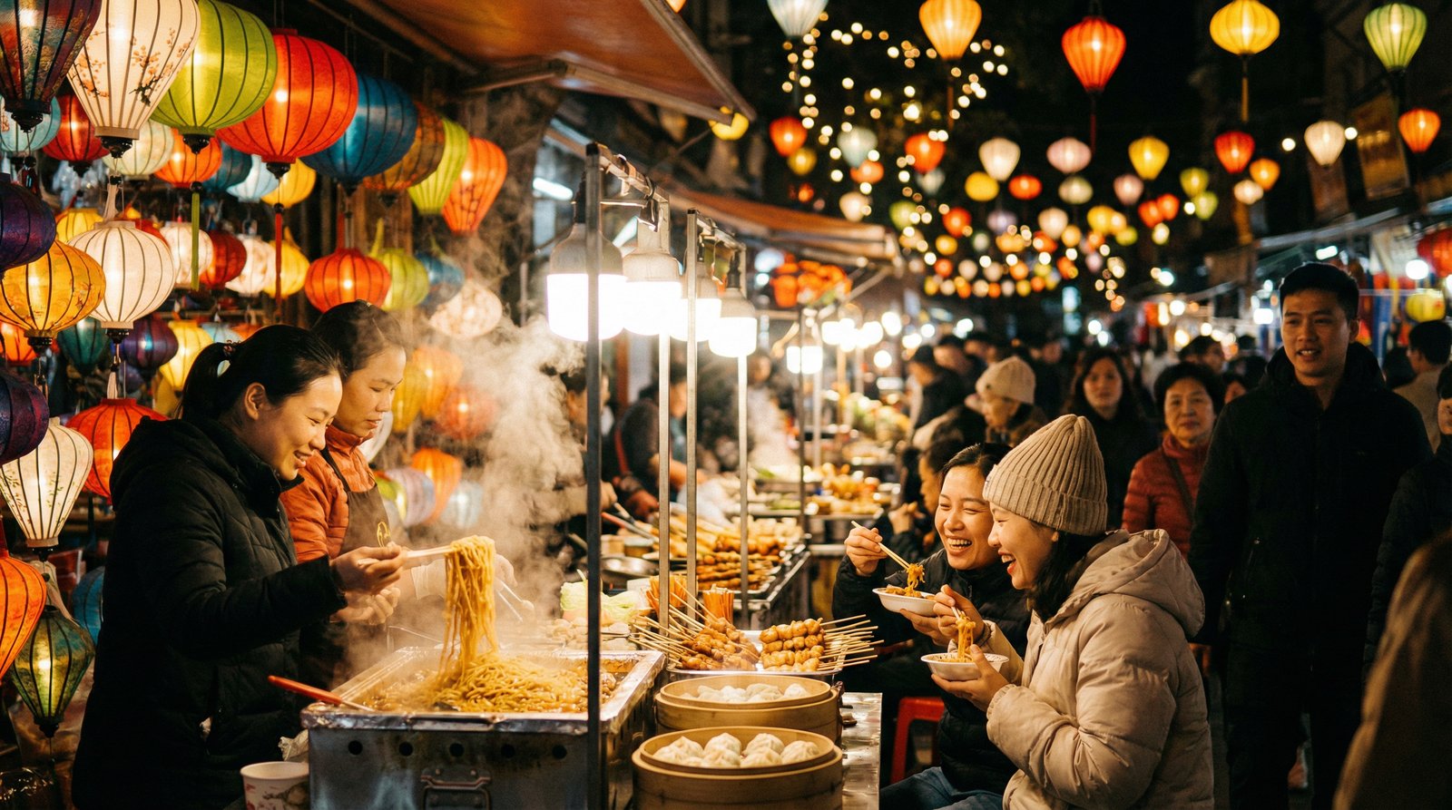 糖心vlog夜市美食探店视频